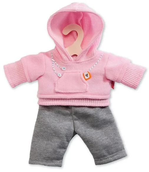 Heless Puppen Jogging-Outfit - Pink/Blau 28-33 cm - sortiert