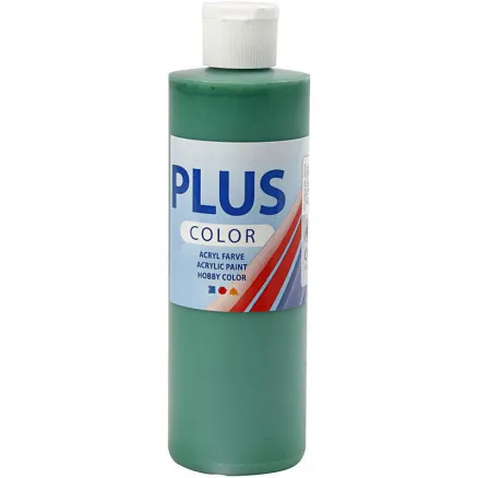Plus Color Bastelfarbe, brillantgrün, 250 ml/1 Fl.
